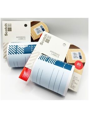 Set of 2 Scotch Address label rolls- 85 on each